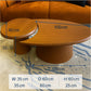 Modern Abstract Interlocking Coffee Table Set - MDF Construction