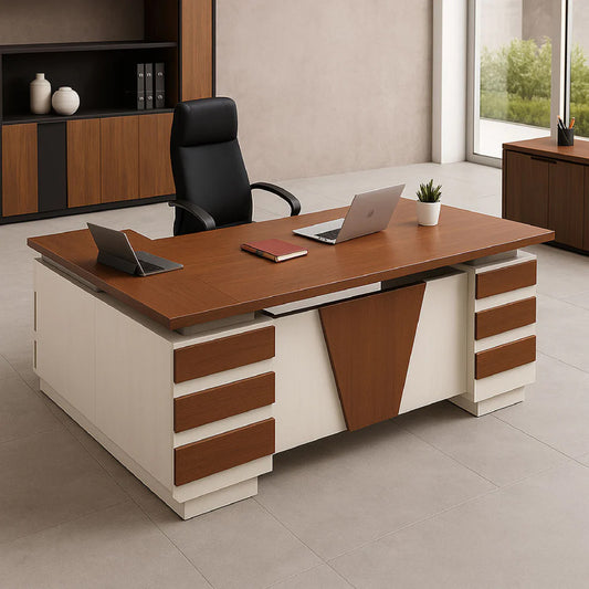 Manager's Desk 75*180*80 CM - Brown - AZ120137