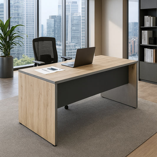 Desk 120 x 60 x 75 cm - wooden& Gray - AZ1087