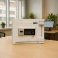 Fire Proof Steel Safety Box White 41 x 42 x 42 CM