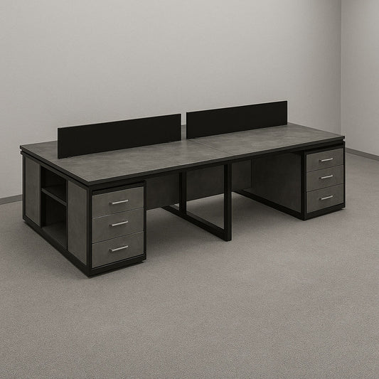 Workstation, 240 x 120 x 75 cm - Grey - AZ111242