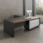 Desk 180*80*75 CM - Wooden and Black - AZ120115