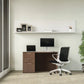 Desk 75 x 160 x 80 cm - Brown - AZ11149