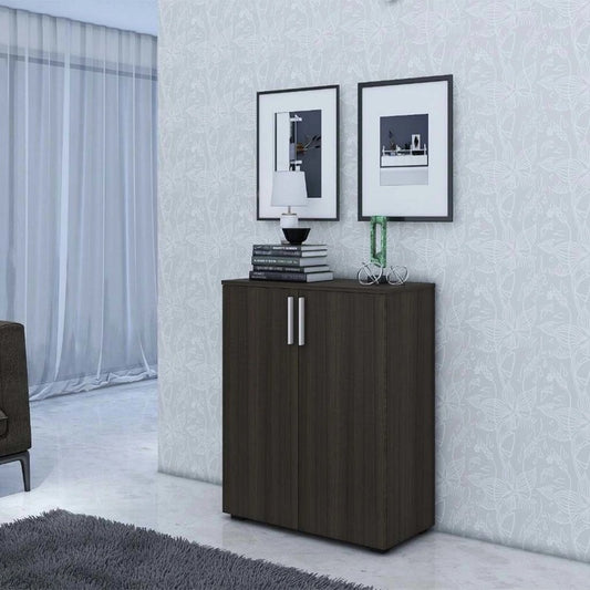 Shoe Cabinet, 80 × 38 × 96 cm - Brown - AZ40026