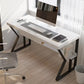 Desk 120 x60x 75 cm - white and black - AZ1314