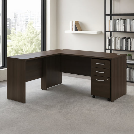 Desk 75 x 220 x 80 cm - Brown - AZ11130
