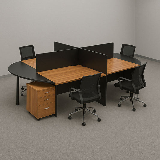 Workstation, 240 x 120 x 115 cm - Wooden - AZ111245