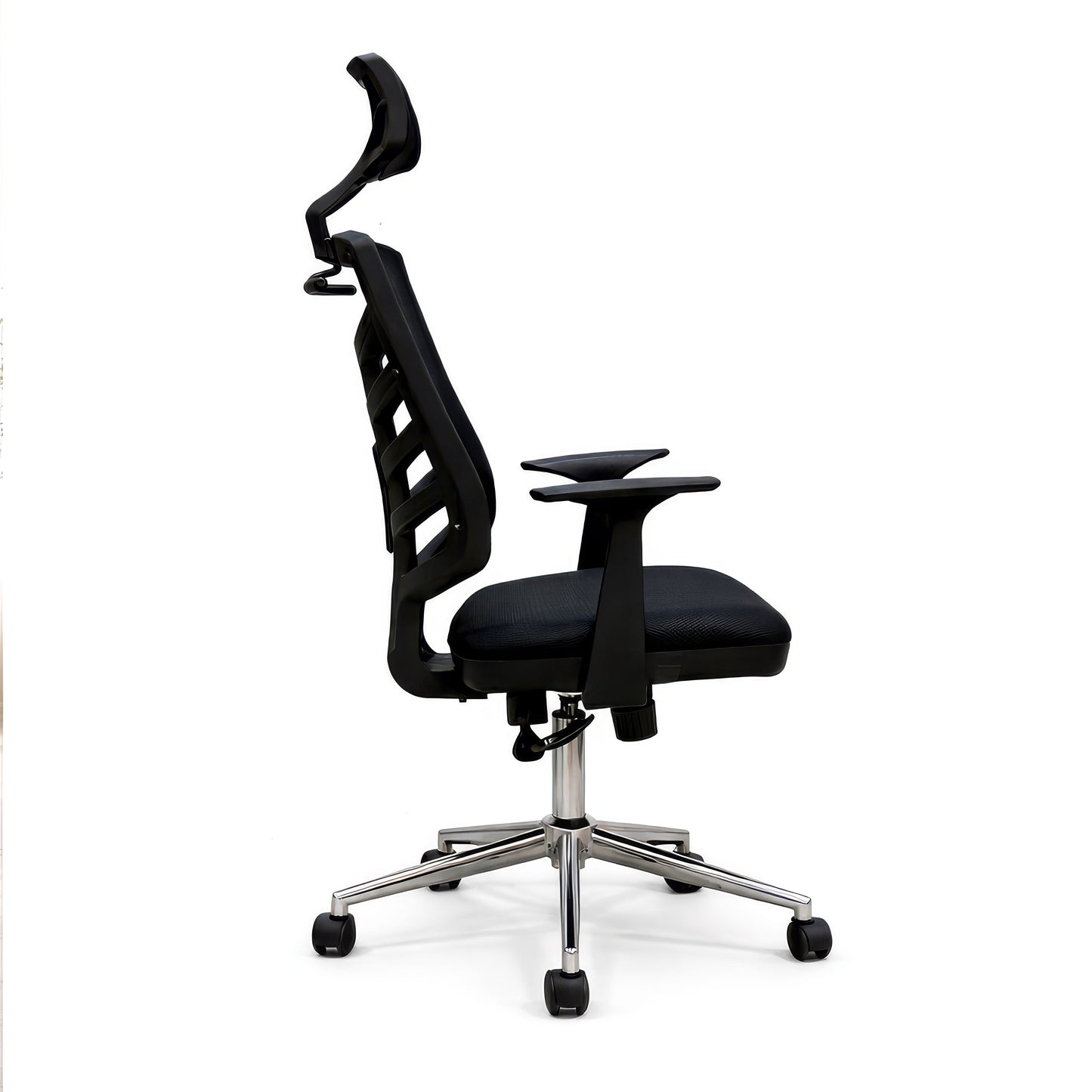 كرسي مكتب بظهر عالى 120 × 65× 65سم - أسود- بيراميت