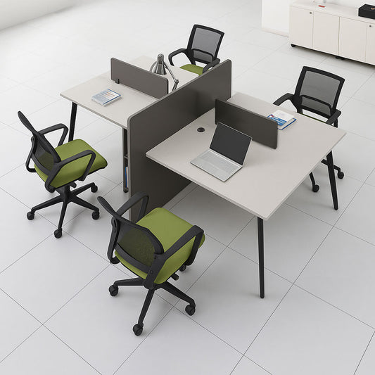 Workstation, 240 x 120 x 75 cm - White - AZ111246