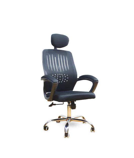 High Back office chair - 120 x 70 x 50 cm - Black - POP