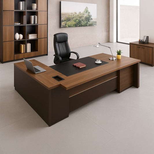 مكتب 75*200*80 سم - بني - AZ120135