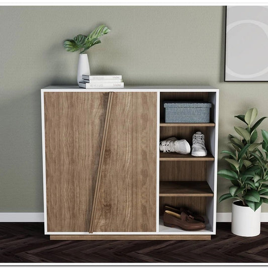 Shoe Cabinet, 100 × 40 × 120 cm - Wooden - AZ40030