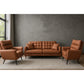 Office Sofa Set – Brown - HC-ANSARI