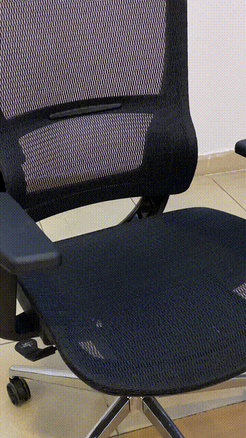 كرسي مكتب ظهر عالي 137×64×64 سم - أسود - 834 A-1
