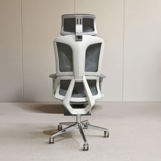 كرسي مكتب ظهر عالي 124×76×70 سم – رمادي – JF10110
