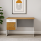 Desk 120 x 60 x 75 cm - Wooden and white - AZ1050