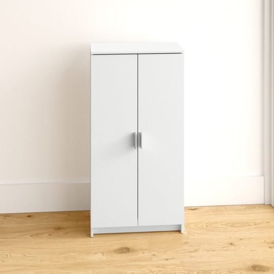 Shoe Cabinet, 54 × 35 × 108 cm - White - AZ40031