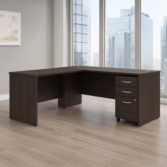 Desk 75 x 220 x 80 cm - Brown - AZ11130
