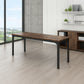 Desk 75 x 180 x 80 cm - Brown - AZ11122