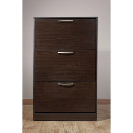 Shoe Cabinet, 71 × 25 × 113 cm - Brown - AZ40034