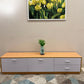 Modern Light Wood Finish TV Stand with Storage