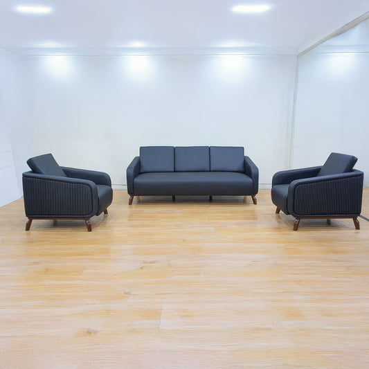 طقم كنب مكتبي – أسود  – أندلسي