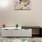 Modern Two-Tone Low Profile TV Stand with Drawers