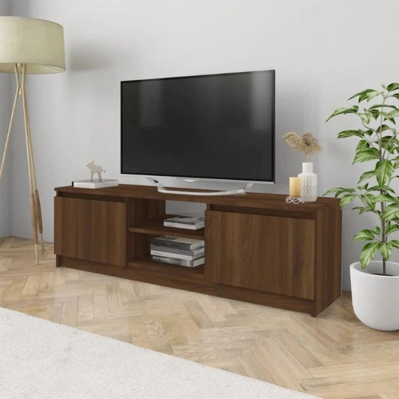طاولة تلفزيون، 120 × 30 × 40 سم – بني – AZ30034