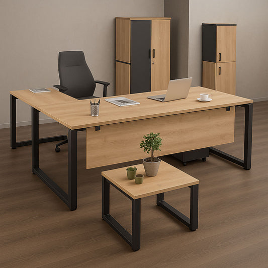 مكتب مدير 200×80×75 سم - خشبي - AZ12048
