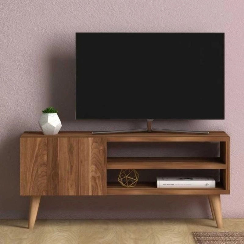 طاولة تلفزيون، 90 × 30 × 40 سم – بني – AZ30036