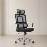 كرسي مكتب عصري بمقاس 127×65×61 سم – لون أسود – موديل 007