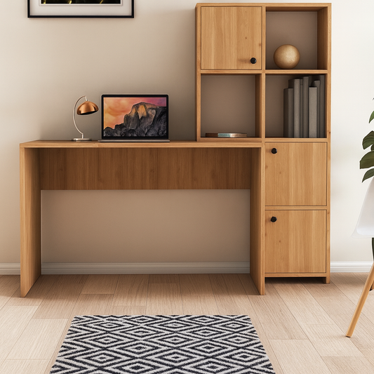 Desk 140 x 50 x 75 cm -  wooden - AZ1106
