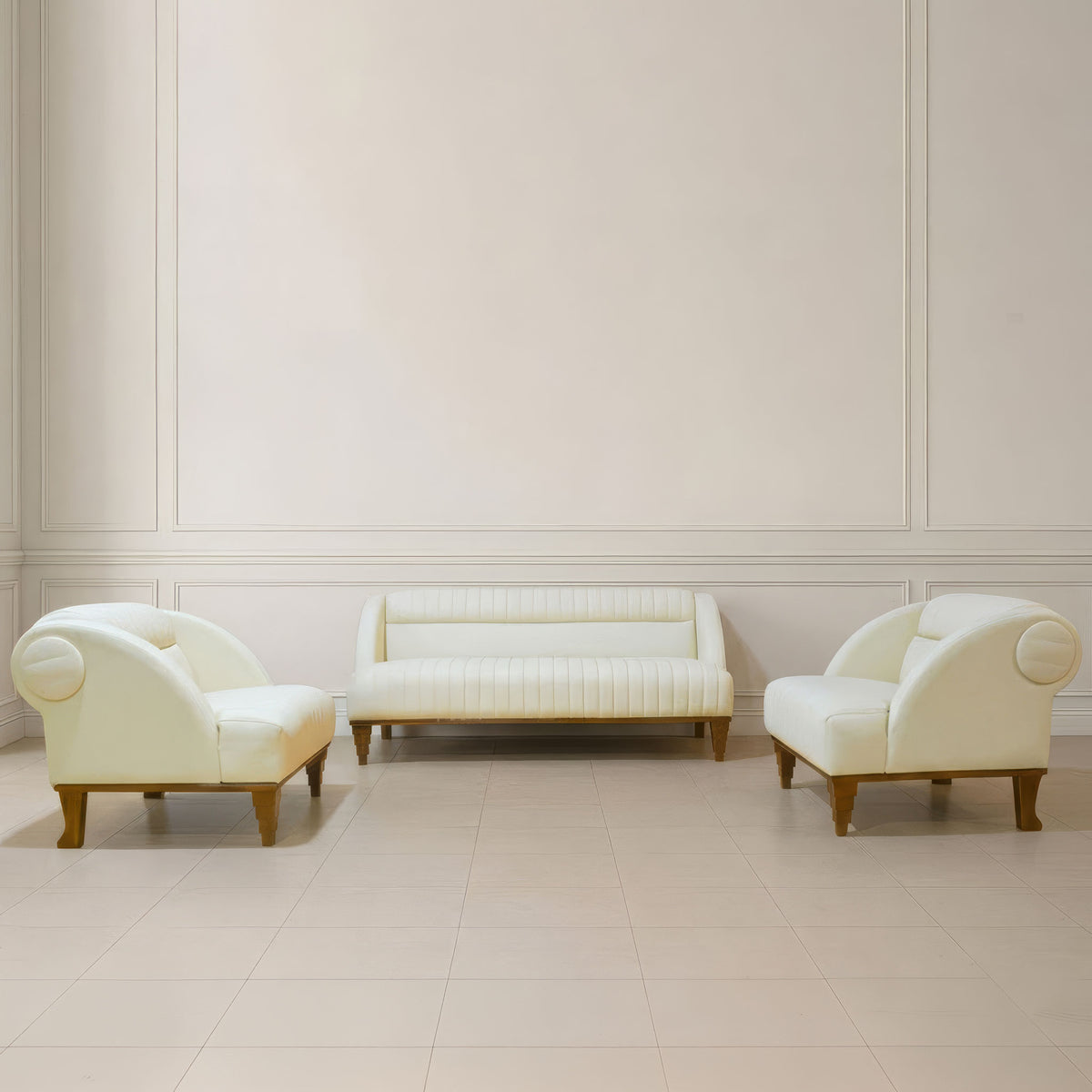 Office Sofa Set – Beige - Caesar