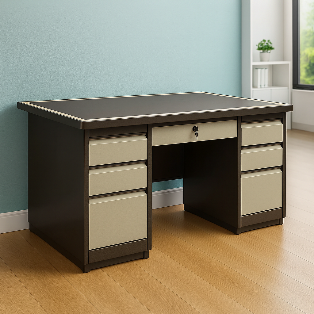 Desk 150 x 70 x 75 cm - brown - AZ111348