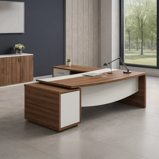 Desk 75*200*80 CM - Brown - AZ120125