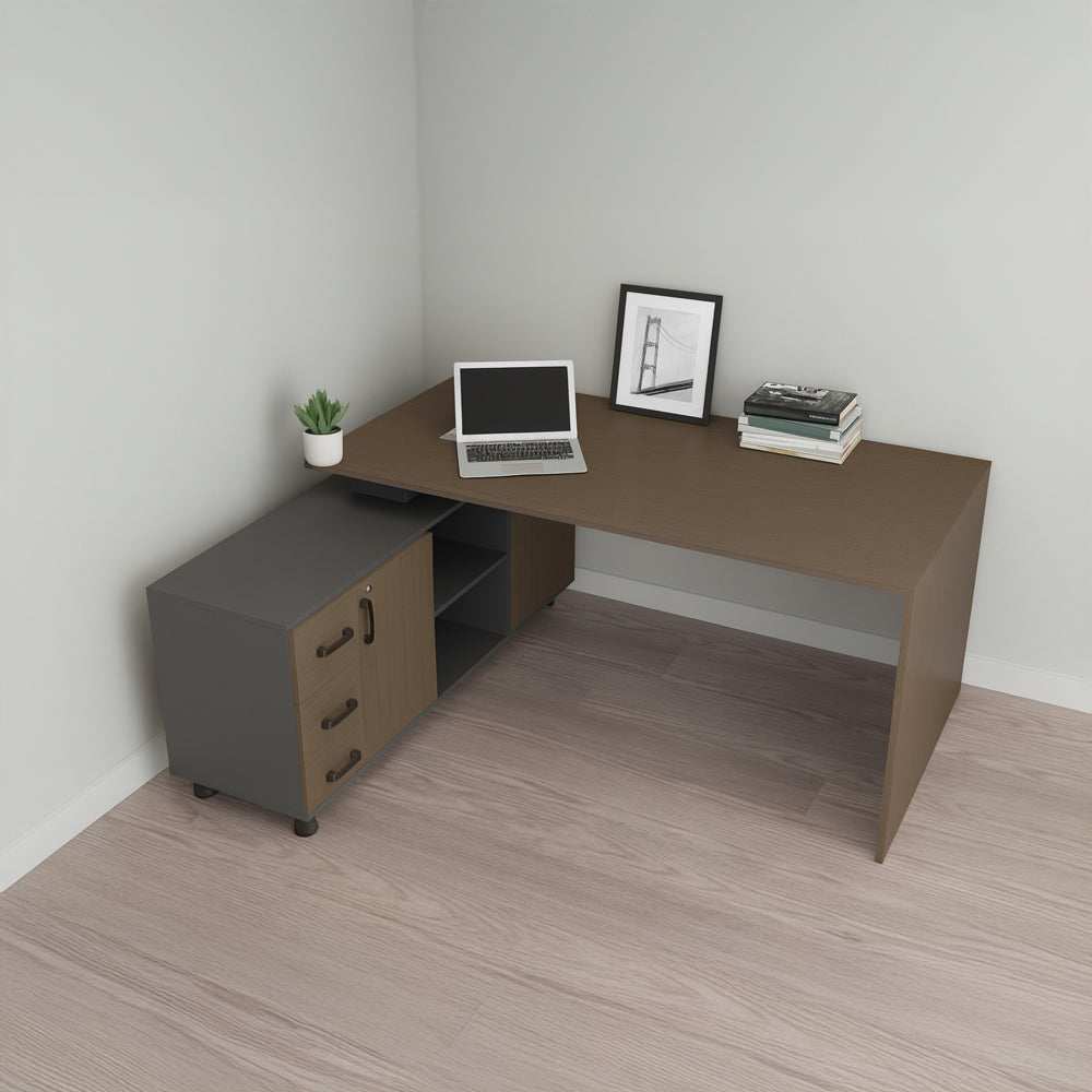 مكتب 160 × 80 × 75 سم - خشبي - AZ1108
