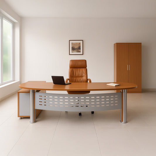 Desk 75*200*80 CM - Brown - AZ12096