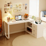 Desk 75 x 200 x 80 cm - White - AZ11185