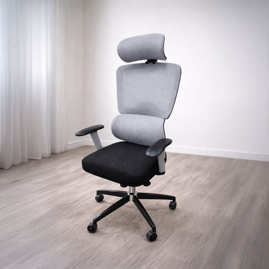  كرسي مكتب بظهر عالى - 120 ×70 × 50 سم - رصاصى