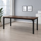 Desk 75 x 180 x 80 cm - Brown - AZ11122