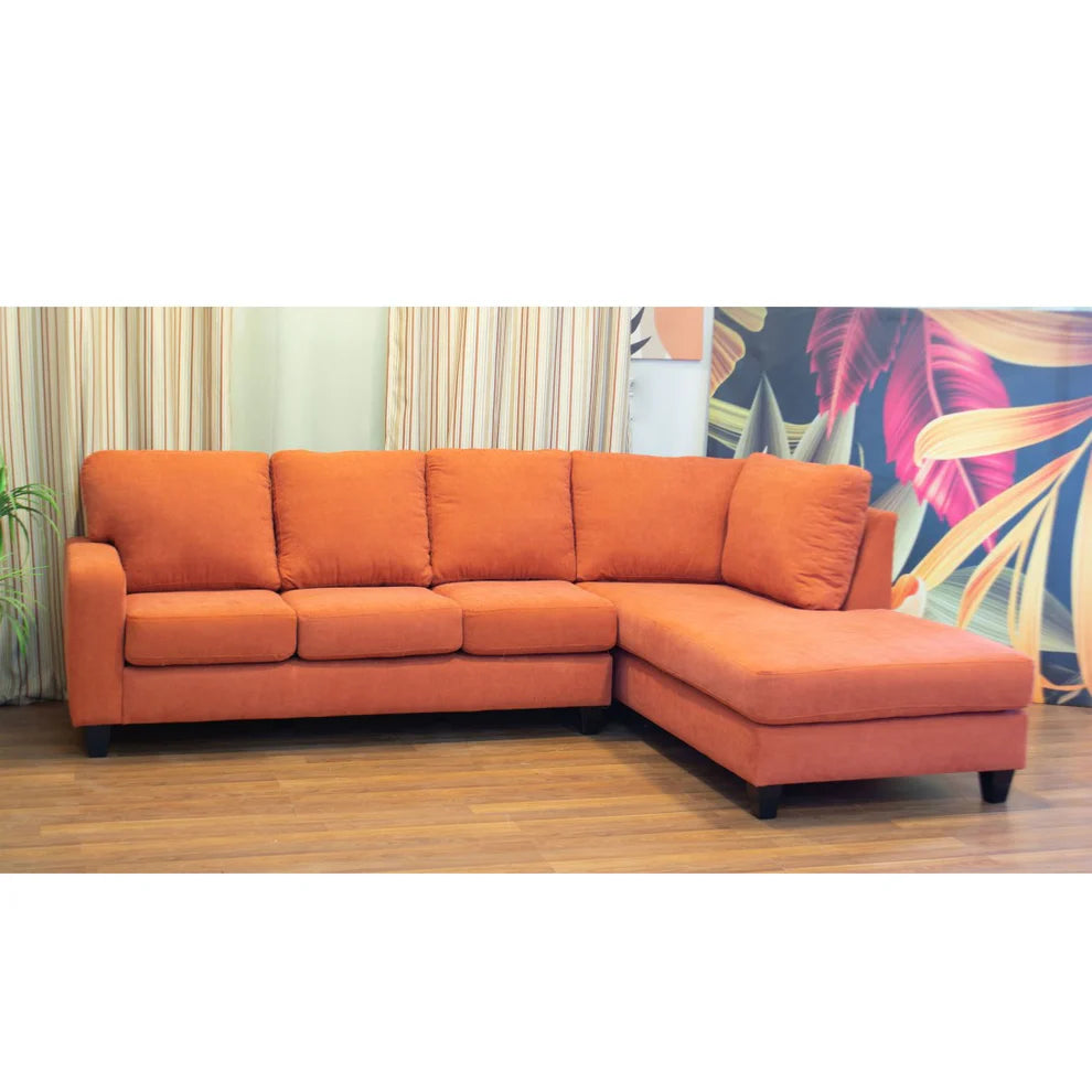 Modern L-Shaped Corner Sofa (Pine Wood, Plywood) – Loura