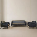 Office Sofa Set – Black - MADINA