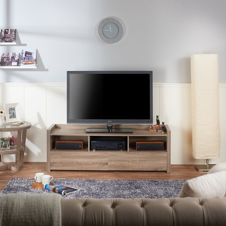 طاولة تلفزيون، 120 × 40 × 55 سم – خشبي – AZ30041