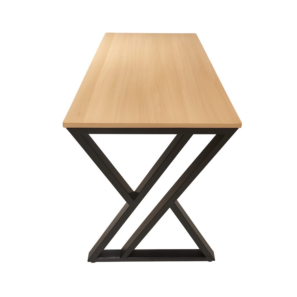 مكتب 120×60×75 سم + شاسيه معدني –  خشبي – AZ50047