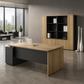 Desk 75*180*80 CM - Wooden and Black - AZ120118