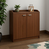 Shoe cabinet 80 x 90 x 40 cm - brown - AZ111316
