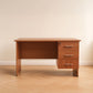 Desk 120×60×75 cm + Attached Drawer Unit – Brown – AZ50010