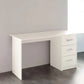 Desk 120 x 60 x 75 cm + Attached Drawer Unit - White - AZ1063