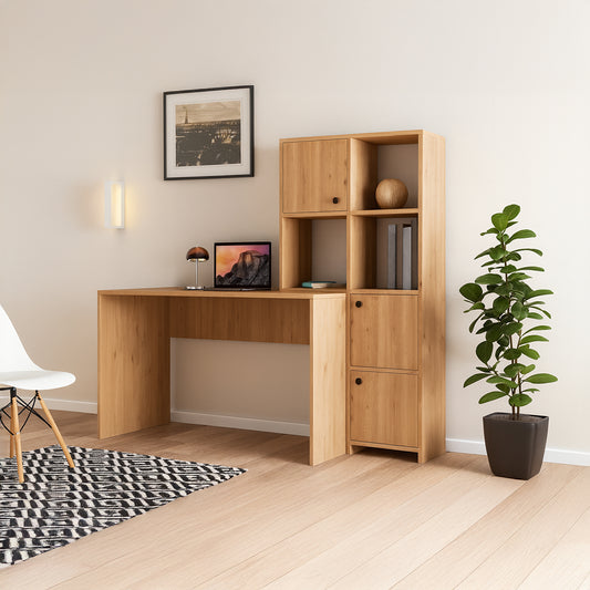 Desk 140 x 50 x 75 cm -  wooden - AZ1106