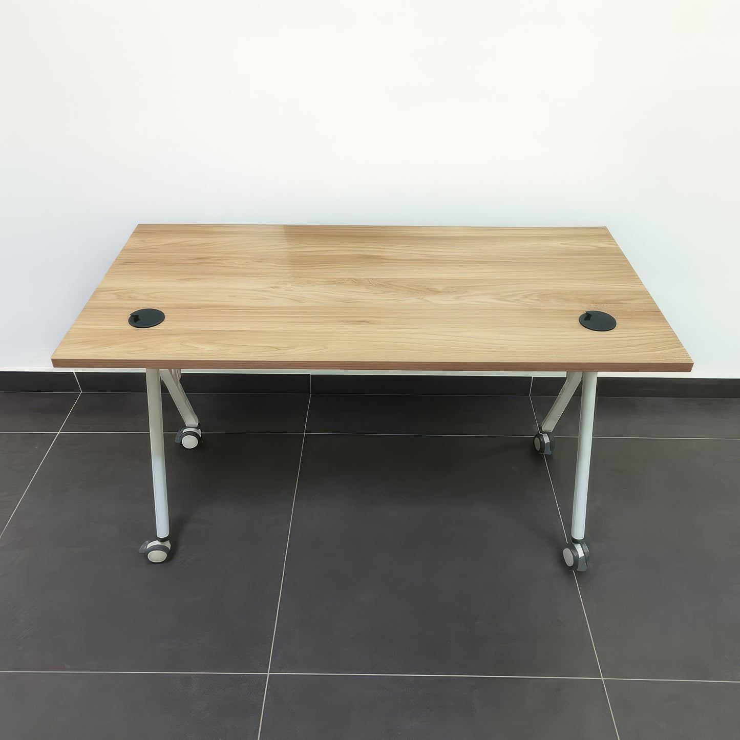 مكتب 120×60×75 سم + شاسيه معدني – خشبي – AZ50008